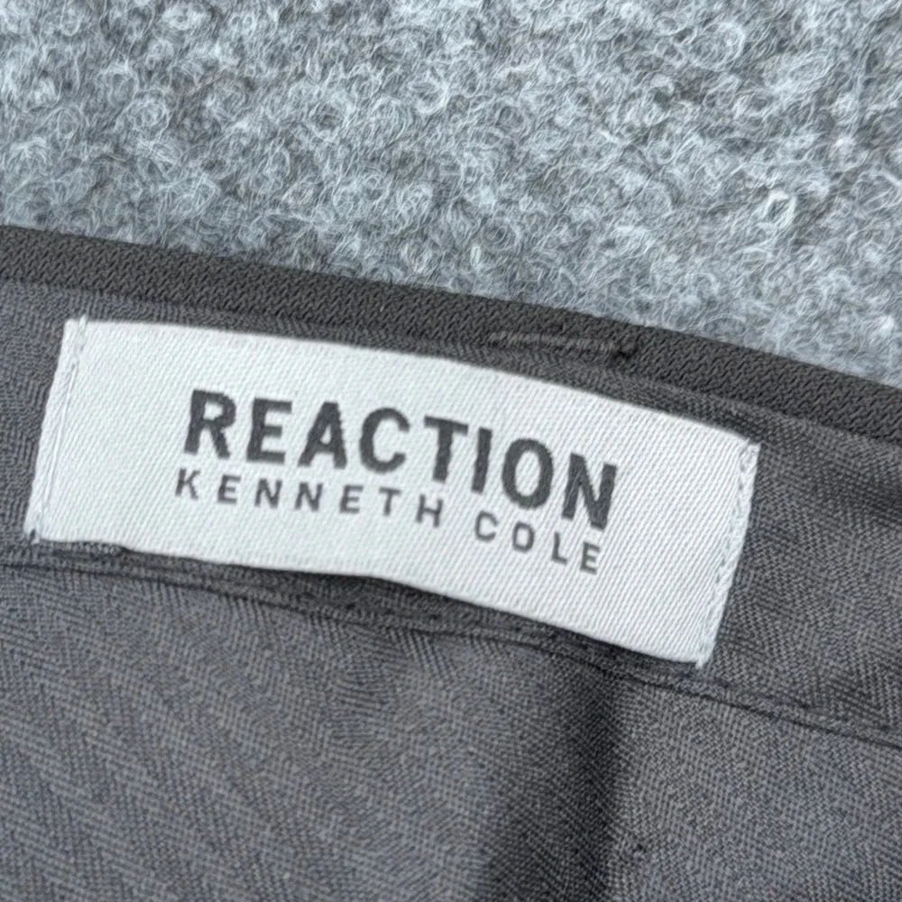 Kenneth Cole Reaction Dress Pants Mens 32x32‎ Polyester Black